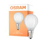 Osram Classic LED E14 Kogel Filament Mat 2.8W 250lm - 827 Zeer Warm Wit | Dimbaar - Vervangt 25W