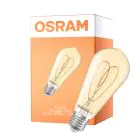 Osram Vintage 1906 LED E27 Edison Filament Goud 4.9W 470lm - 922 Zeer Warm Wit | Beste Kleurweergave - Dimbaar - Vervangt 40W