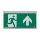 Ansell Dubbelzijdig Bord Pijl Omhoog voor LED Portaal Bulkhead Nooduitgang bord Harrier