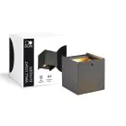 D'Lite Wandlamp Elingen Aluminium Zwart Up & Down 4.9W 480lm - 830 Warm Wit | IP65 - Lichtsensor