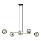 Emibig Hanglamp Gravity Staal Zwart | Geschikt voor 6x E14 - Max 10W