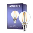Noxion Lucent LED E14 Kogel Filament Helder 2.5W 250lm - 827 Zeer Warm Wit | Vervangt 25W
