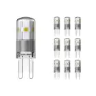 Voordeelpak 10x Noxion Bolt LED Capsule G9 1.9W 200lm - 827 Zeer Warm Wit | Vervangt 20W