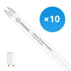 Voordeelpak 10x Ledvance LED Buis T8 Value (EM/Mains) Standard Output 18.3W 2000lm - 830 Warm Wit | 150cm - Vervangt 58W
