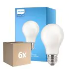 Voordeelpak 6x Philips Corepro LED Lamp E27 Peer Mat 10.5W 1521lm - 840 Koel Wit - Vervangt 100W