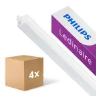 Voordeelpak 4x Philips LED Montagebalk Ledinaire BN021C 10W 960lm - 830 Warm Wit | 60cm