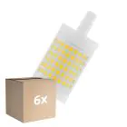 Voordeelpak 6x Osram LED Linear R7s Parathom 78mm Helder 12W 1521lm - 827 Zeer Warm Wit | Dimbaar - Vervangt 100W