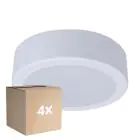 Voordeelpak 4x Philips LED Downlight DN065C Metaal Wit 12W 1200lm 110D - 830 Warm Wit | 175mm - Zaagmaat 150mm - IP20