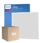 Voordeelpak 4x Philips LED Paneel Ledinaire RC065B 28W 3400lm - 865 Daglicht | 60x60cm - UGR 