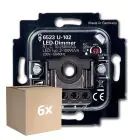 Voordeelpak 6x Busch-Jaeger 6523U-102 LED Dimmer 6512-0-0334 2-100W 50/60Hz (Basiselement)