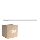 Voordeelpak 10x Philips Master LED Buis T8 (EM/Mains) Ultra Output 20W 3400lm - 830 Warm Wit | 150cm - Vervangt 58W