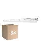 Voordeelpak 6x Ledvance LED Waterdichte Montagebalk Vochtbestendig 58W 8000lm - 865 Daglicht | 150cm