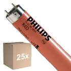 Voordeelpak 25x Philips MASTER TL-D 58W - Rood | 150cm