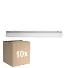 Voordeelpak 10x Ledvance LED Montagebalk Vierkant 14W 1250lm - 930-940 CCT | 60cm - Beste Kleurweergave