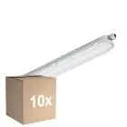 Voordeelpak 10x Philips LED Waterdichte Montagebalk Coreline 25W 4000lm - 840 Koel Wit | 60cm - Vervangt 2x18W