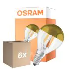 Voordeelpak 6x Osram Classic LED E14 Kogel Filament Helder 4W 380lm - 827 Zeer Warm Wit | Vervangt 34W