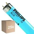 Voordeelpak 25x Philips MASTER TL-D 18W - Blauw | 60cm