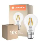 Voordeelpak 10x Ledvance Classic LED B22 Peer Filament Helder 3.4W 470lm - 827 Zeer Warm Wit | Vervangt 40W