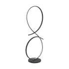 Eglo Vloerlamp Serpins Aluminium Staal Zwart 20W 2500lm - 830 Warm Wit | IP20