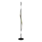 Eglo Vloerlamp Conaprato Staal Brushed Messing, Zwart 20W 2500lm - 827-840-865 CCT | Dimbaar